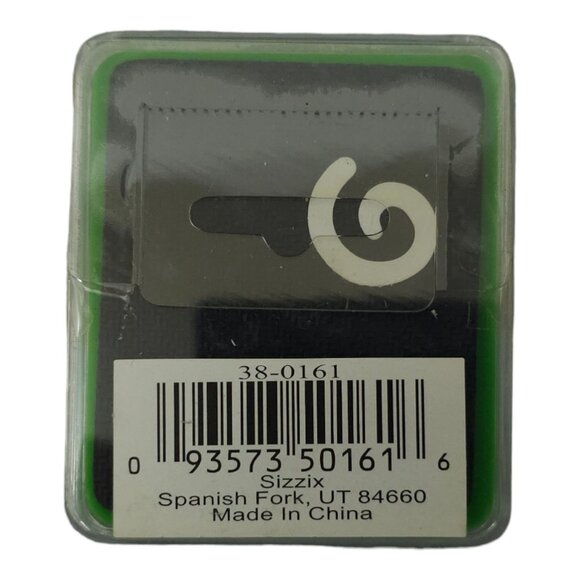 Sizzix Originals Small Green Die Lot 38-0161 Swirl 38-0145 Photo Corner Crafting - Picture 4 of 10